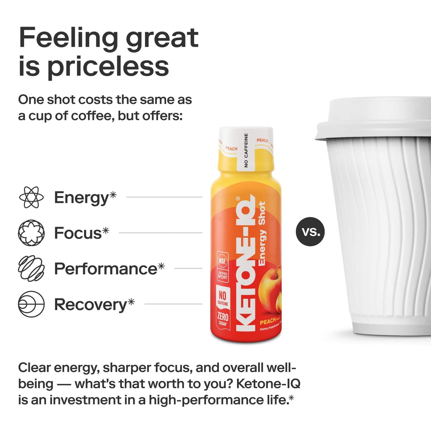 Ketone-lQ No Caffeine Shot